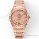 Swiss Copy Omega Constellation 41 Men's Rose Gold 8901 Movement | New 41mm